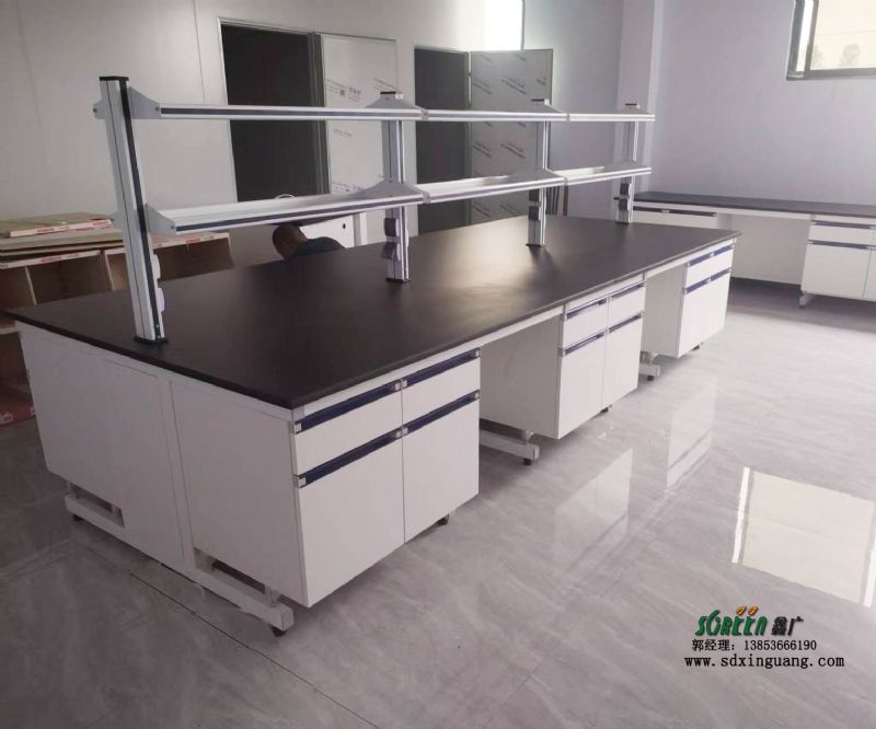 濰坊實驗室家具鋼木實驗臺實驗室邊臺