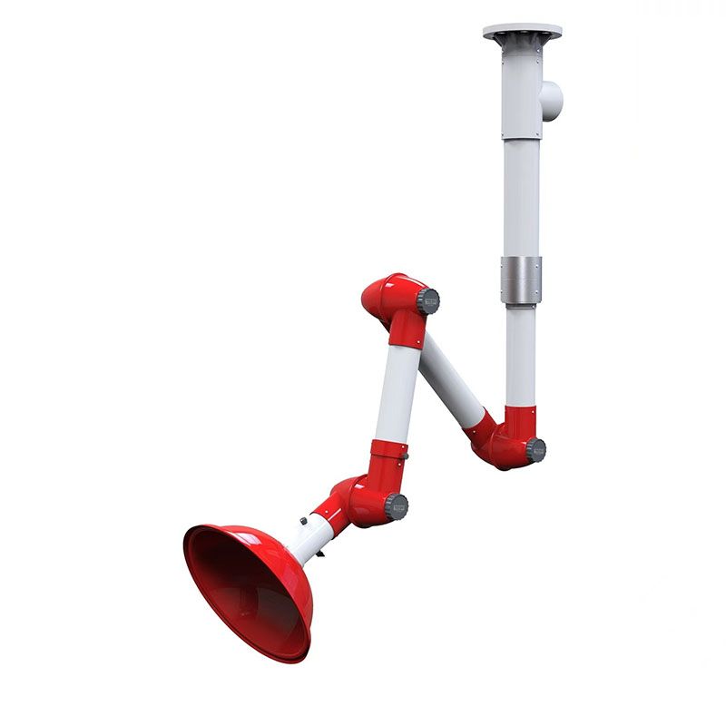 山東實驗室設(shè)備PP萬向吸風(fēng)罩鋁合金吸氣抽氣罩